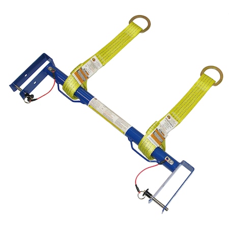 Super Anchor Safety 2x4/2x6 Combination Truss Bar-Detent Pin Blue Powder Coating 2833-DP